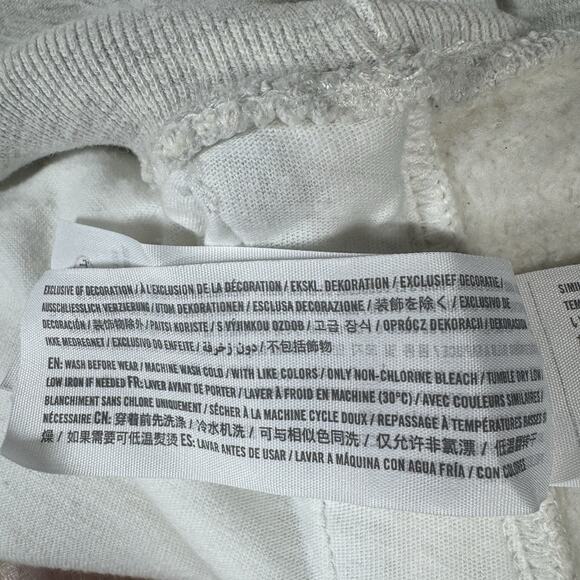 Abercrombie & Fitch New Sweatshirt Pullover Hoodie Women Sz L Heather Lite Gray - Picture 9 of 10